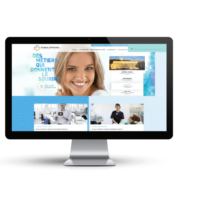 creation-site-internet-design-dentiste-prothésiste-dentaire-academie-art-dentaire